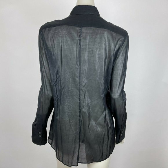 Strenesse Gabriele Strehle Button Up Blouse Top - Picture 2 of 12